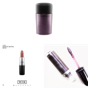 HP!! 3 pc! MAC NEW PIGMENT, LIPSTICK AND LIP COLOR